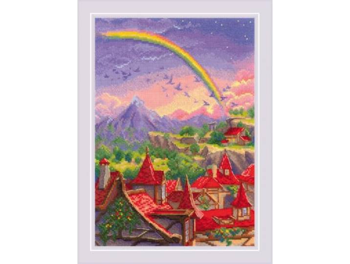 Riolis Kruissteek borduurpakket West Wind telpatroon, 21 x 30 cm