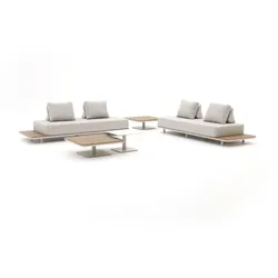 Bellagio San Lupo Ecklounge-Set 5-teilig 4-Sitzer