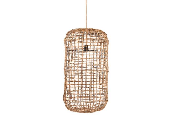 Suspension feuille de bananier marron 40x40x74cm