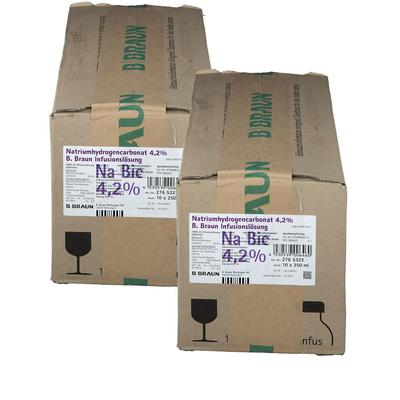 Natriumhydrogencarbonat 4,2% Infusionslösung 2x 2x10x250 ml