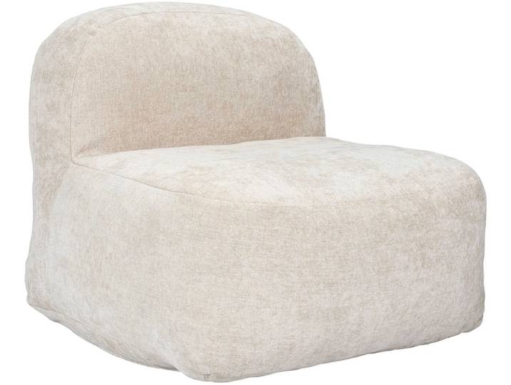 Vakuum-Hocker HOME DECO FACTORY RUPERT 85x85x78cm polyester beige