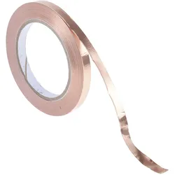 RS PRO, Klebeband, Copper foil shielding tape 10mmx 33m (10 mm)