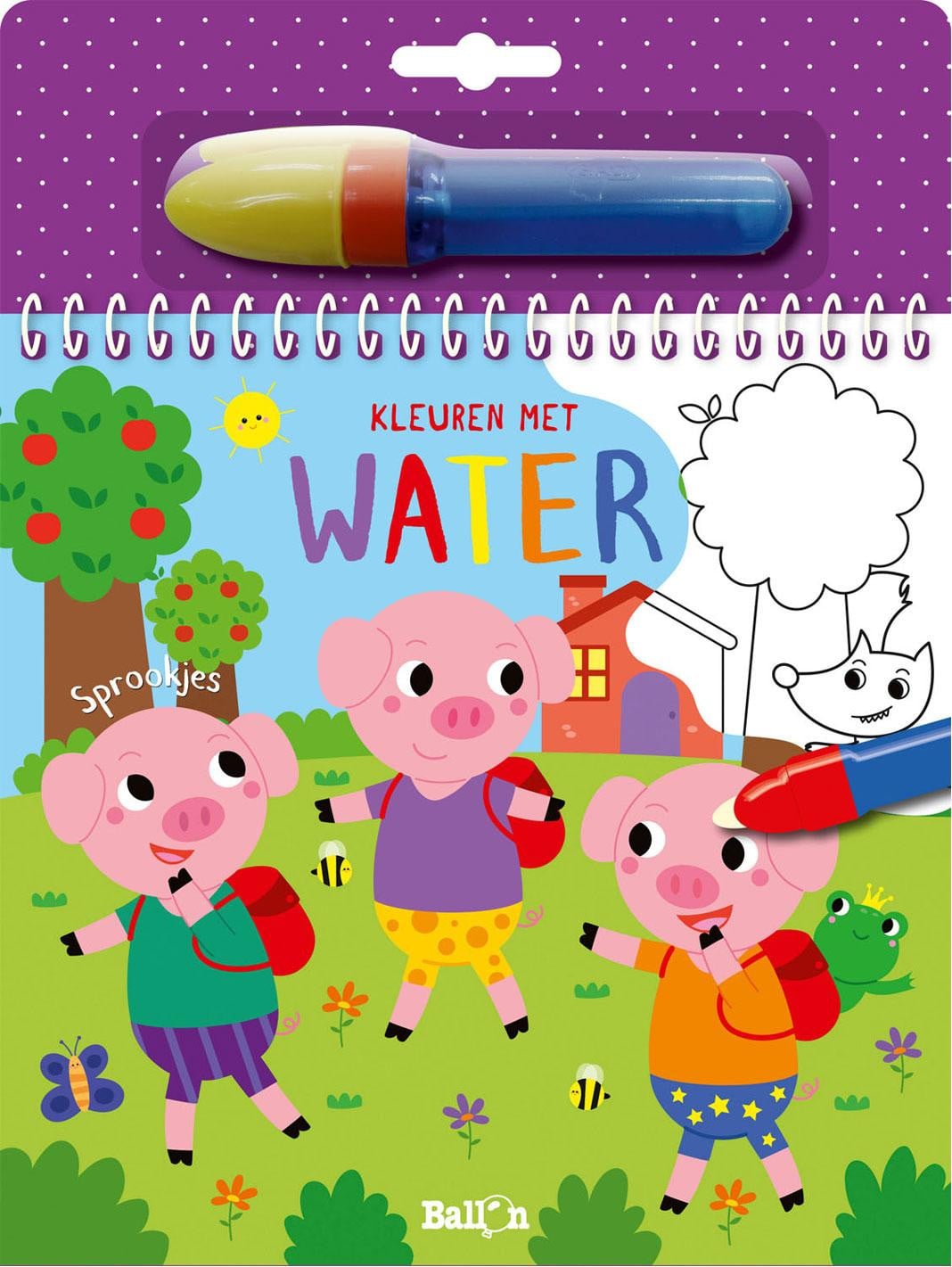 Kleuren met water - Sprookjes