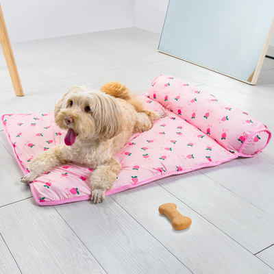 PetsAreLife Dog Cooling Sofa Bed Pink L
