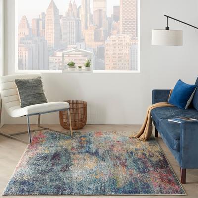Nourison Celestial Modern Abstract Multicolor Area Rug
