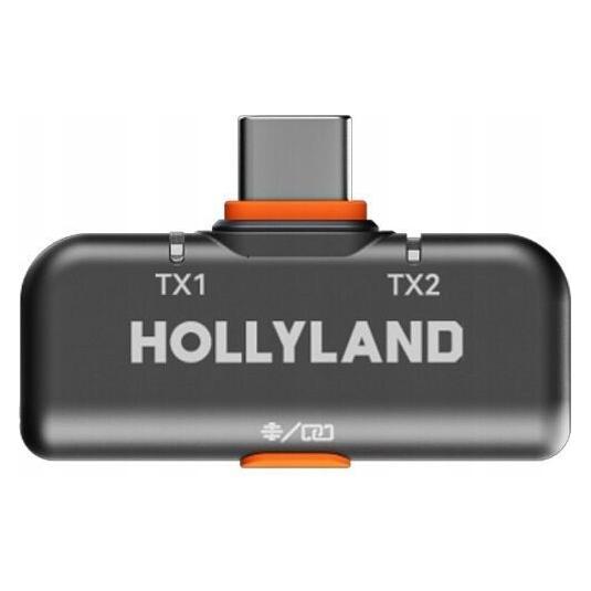 Hollyland - LARK M2 Mini kabelloses Mikrofon-Combo mit Camera RX und USB-C RX (136388)