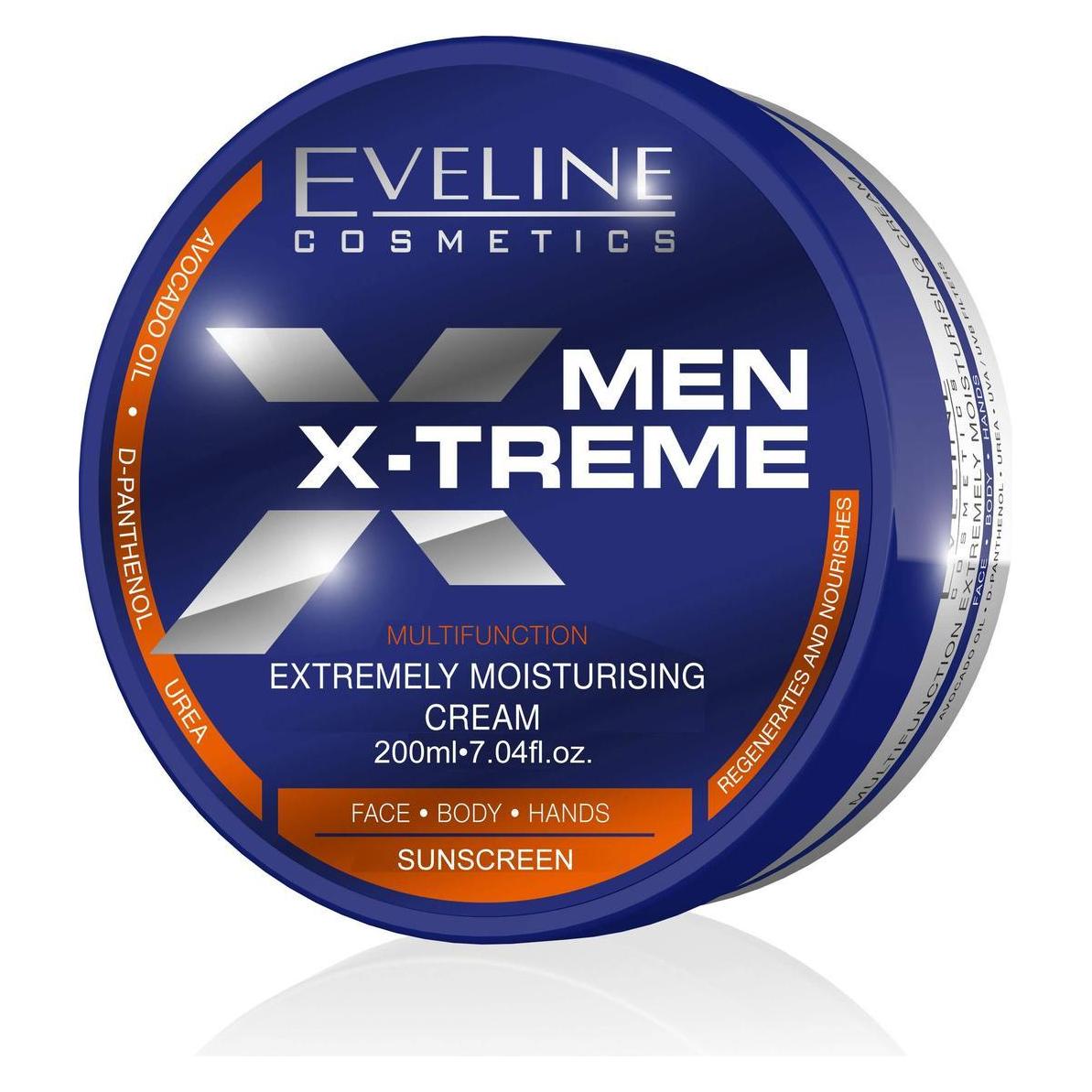 Eveline Men X-Treme Multifunctional Moisturizing Cream 200Ml (200 ml, 24h Creme) (5901761933154)