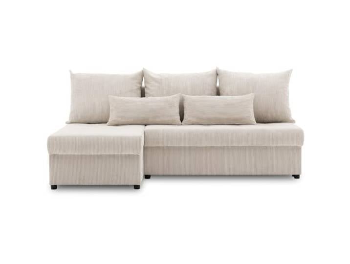 Mebligo ECKSOFA MIT SCHLAFFUNKTION Venezia, Beige