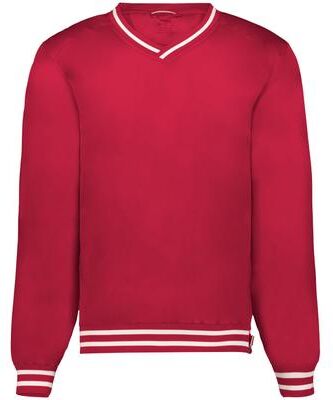 Holloway 229022 HERITAGE WINDSHIRT in Scarlet/White size 2XL   Polyester