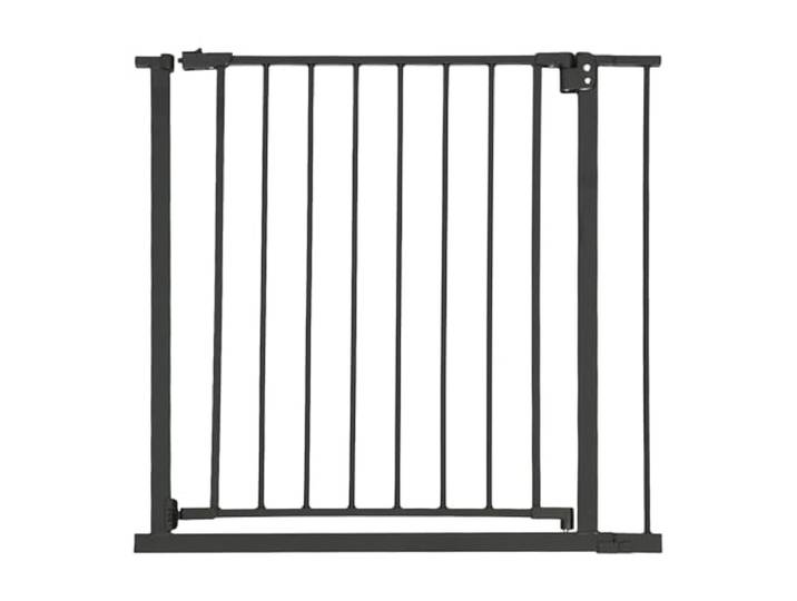 Relaxdays Treppenschutzgitter, 82–87 cm, ohne Bohren, Baby & Kleinkind, Treppe & Tür, Türgitter zum Klemmen, schwarz
