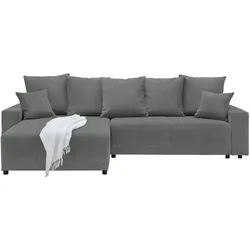 Ecksofa Alatri Graphitfarben