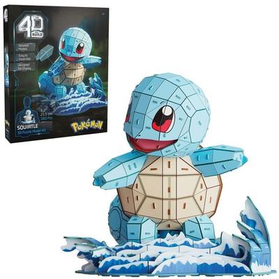 4D Build - Pokémon Schiggy - detailreiches 3D-Puzzle