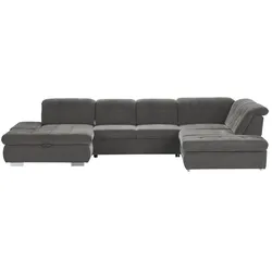 Kollektion Kraft Wohnlandschaft mit verschiedenen Funktionen Spencer ¦ grau ¦ Maße (cm): B: 382 H: 102 T: 260.0