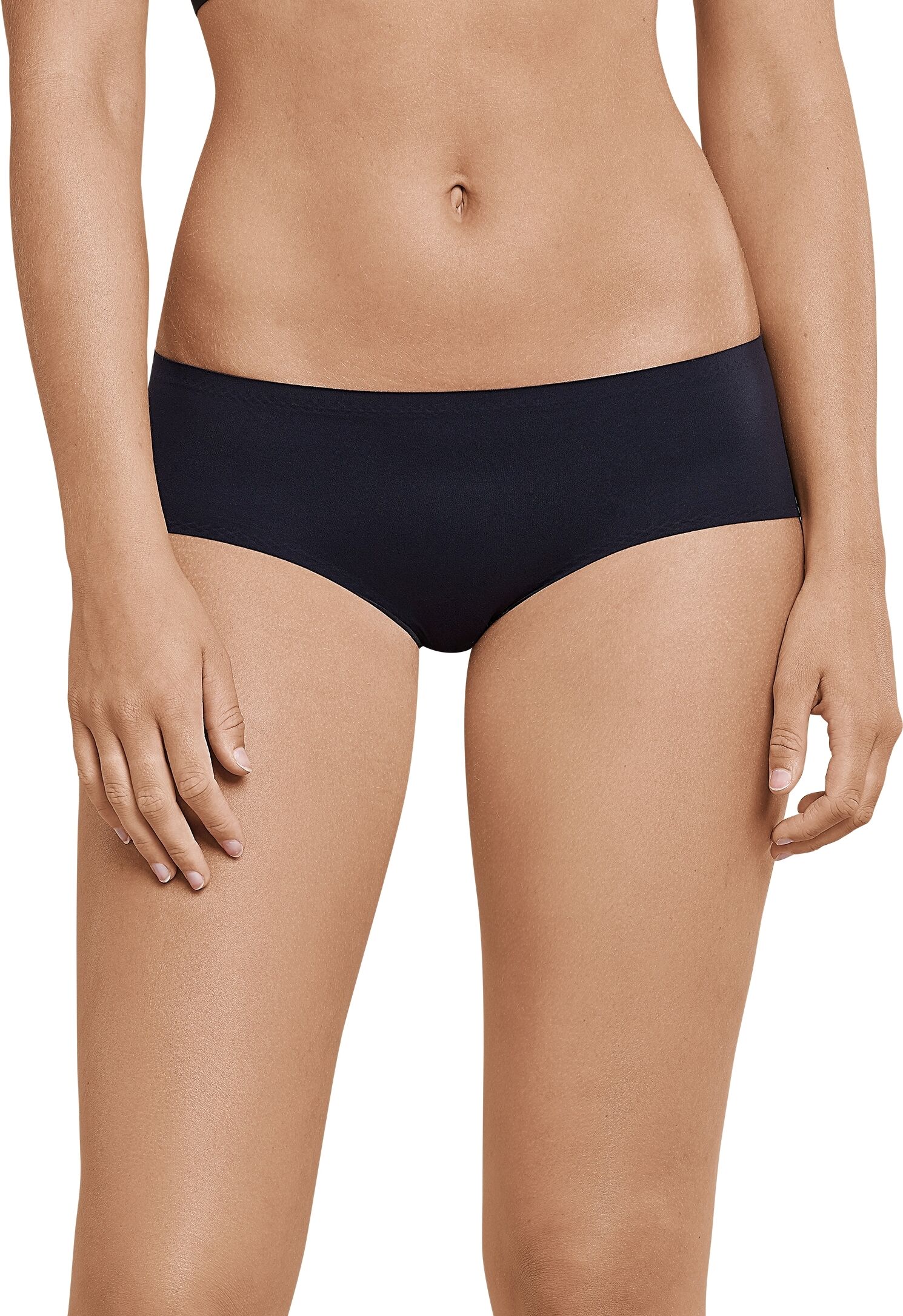 Panty SCHIESSER "Invisible Soft", Damen, Gr. 34, Microfaser, schwarz, Microfaser, Obermaterial: 70% Polyamid, 30% Elasthan, körpernah, Unterhosen Panty, Microfaser, Lasercut-Abschlüsse schwarz 34, Microfaser