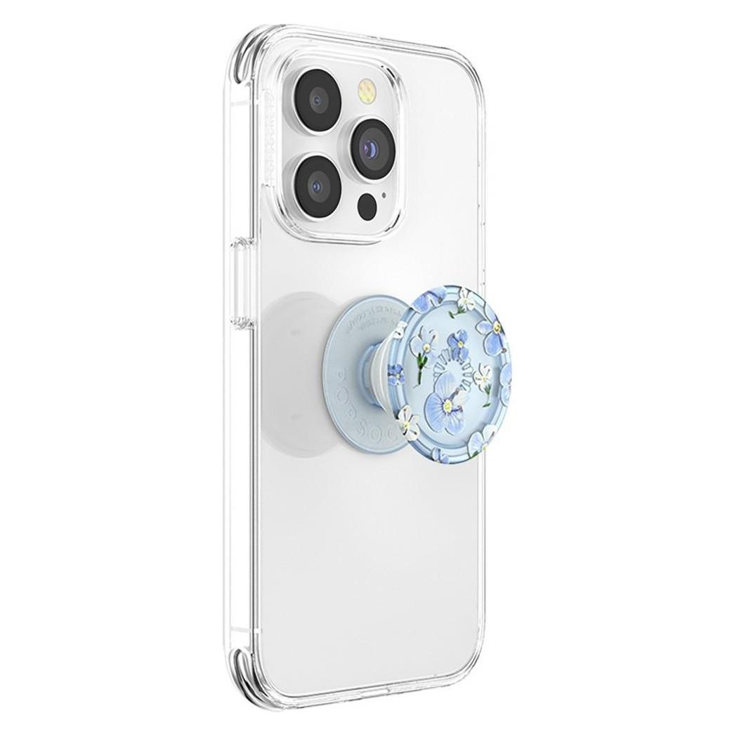PopSockets PlantCore Grip Blue Fields uchwyt i podstawka do telefonu niebieski (806195)