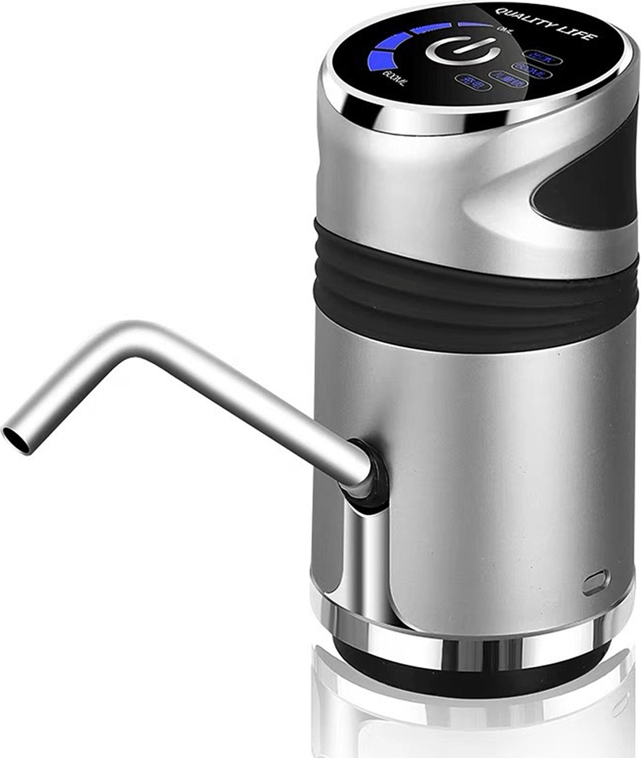 Gistuch Automatische elektrische waterpomp voor gallonflessen met drinkkraan en USB-oplaadpoort