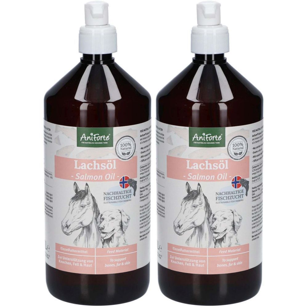AniForte Lachsöl 1 L x2 2x1 l Öl