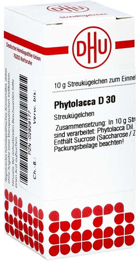 DHU Phytolacca D30 Globuli