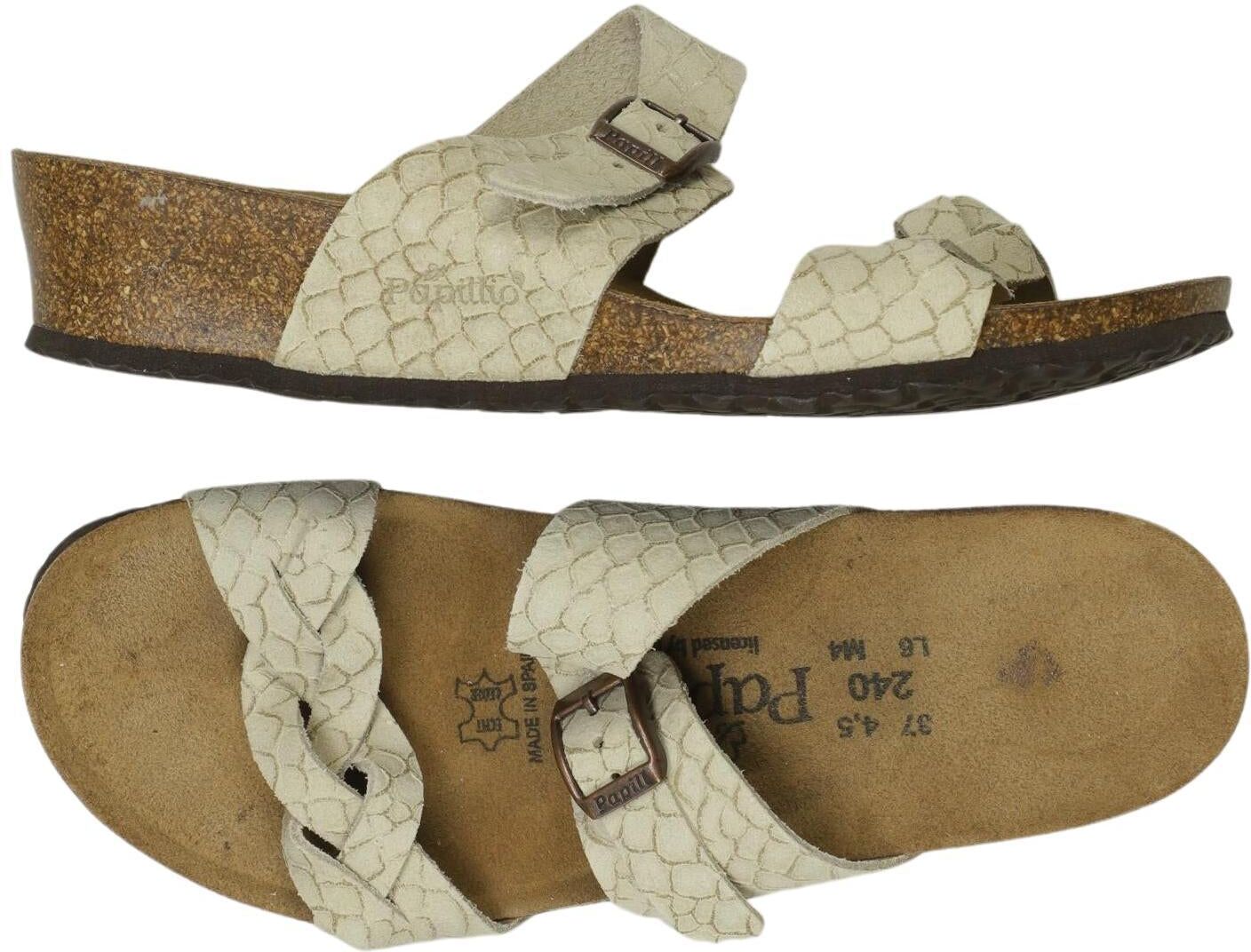 Papillio by Birkenstock Damen Sandalen, Cremeweiß, Gr. EU 37, kein / Etikett - Second Hand