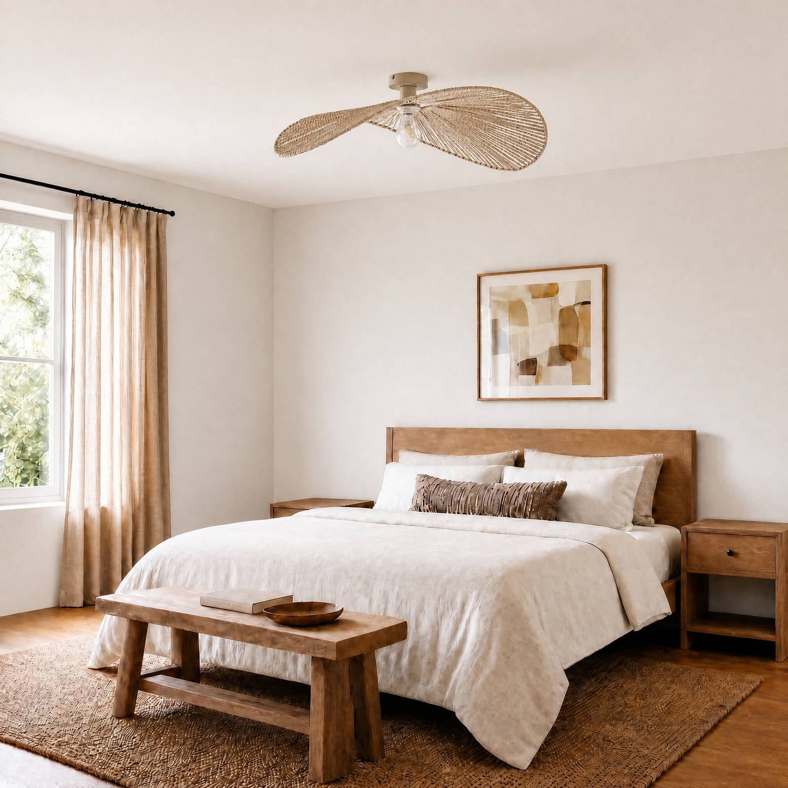 Deckenlampe Valdorin Lindby, dimmbar, creme / amber, für Wohn- / Esszimmer, Papier / Lunolit / Lunopal, Modern, Deckenlampe
