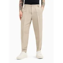 A|X Armani Exchange für Herren. 8NZP15ZNFNZ1724 Beige Leinenhose (34), Lässig
