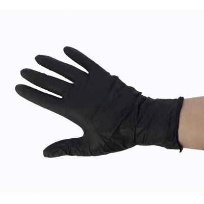 Nitril-Einweghandschuhe schwarz Größe M Spenderbox