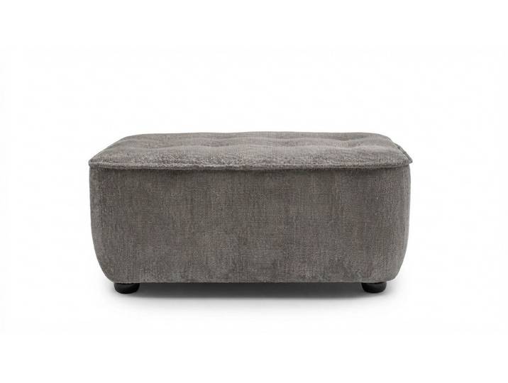 Xlmoebel Polsterhocker Brauner Stoffhocker mit hochwertiger Polsterung (Hocker, 1 St., Hocker), Hergestellt in Europa