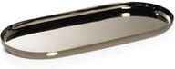 Zodax Perpignan Versatile Oblong Polished Steel Tray