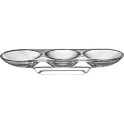 Silhouette Serviertablett rund dreifach