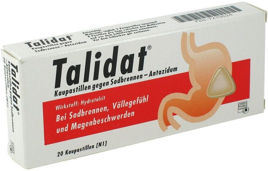 Talidat Kaupastillen gegen Sodbrennen
