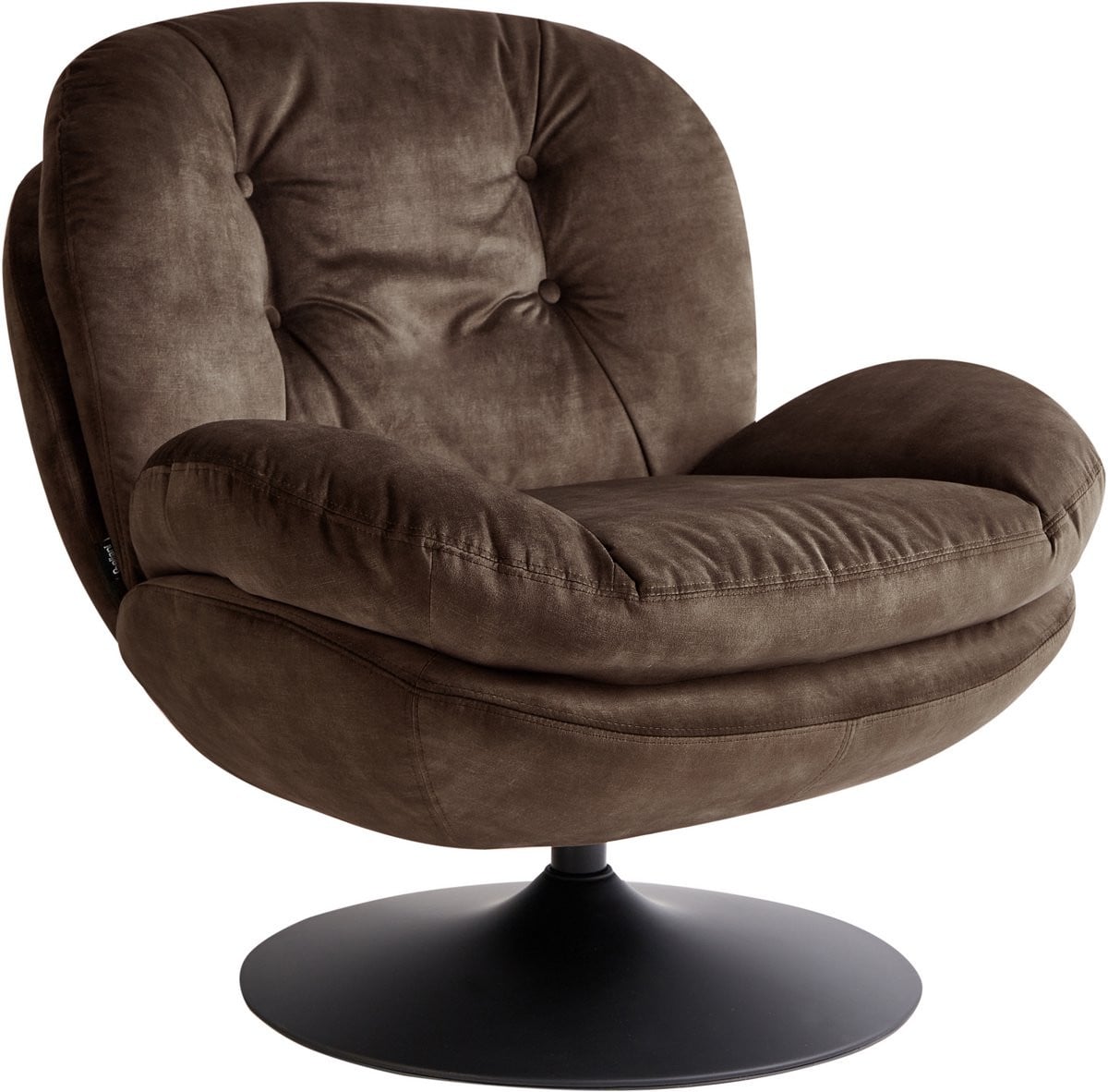 Beliani Mid-Century Draaifauteuil voor volwassenen
