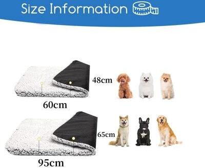 Uplifted Goods Self Heating Pet Cushion Mat For Dogs And Cats m 60x48cm