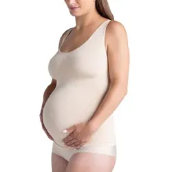 MAGIC Mommy Supporting Tank Top Beige Polyamid Small Damen