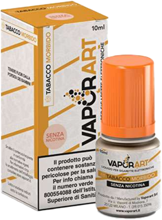 VaporArt Tabacco Morbido Distillati Microfiltrati Liquido Pronto 10ml