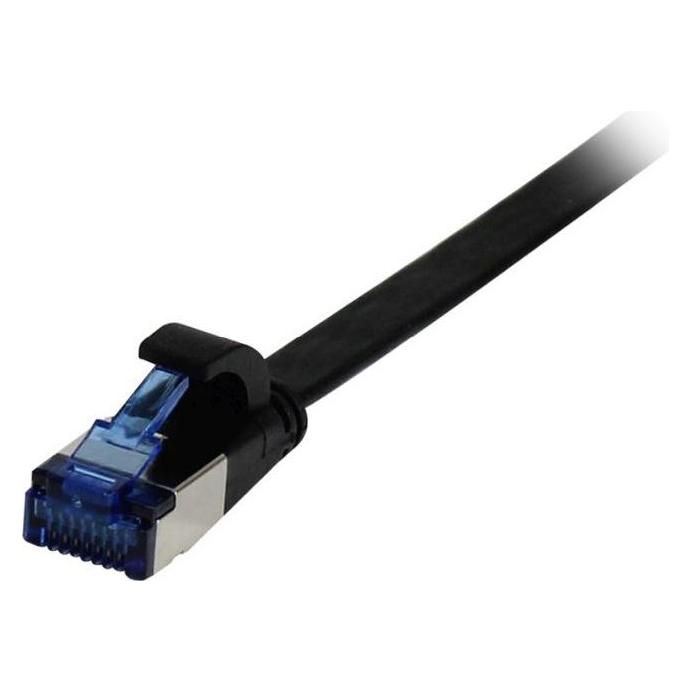 Synergy 21 Patchkabel RJ45, CAT6A 500Mhz, 7m, schwarz, U/FTP, flach, TPE(Superflex), AWG32, Synergy (U/FTP, CAT6a, 7 m) (S216858V2)