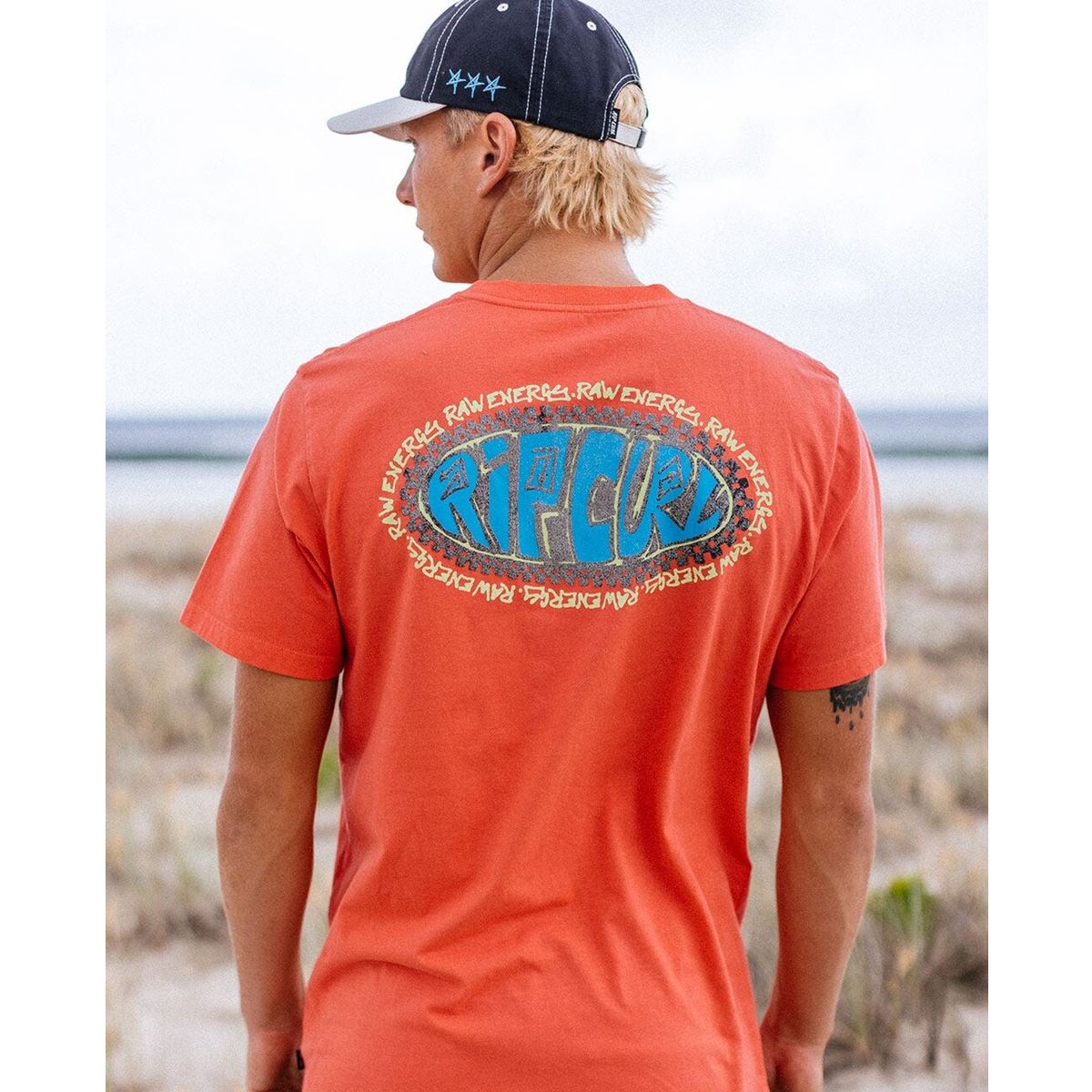 RipCurl RAW Energy DE Oval Tee rose sky (2367) XS 0TPMTE_2367_XS