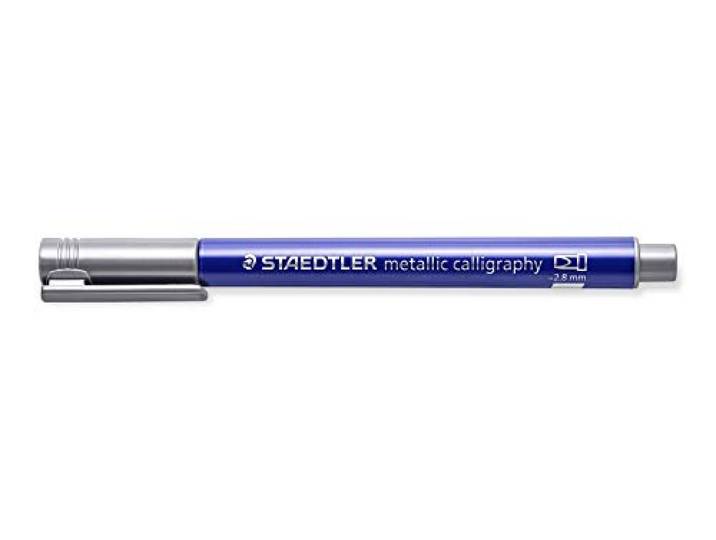 STAEDTLER 8325-81 Design Journey metallic kalligrafie pen in zilver