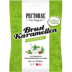 PECTORAL Brustkaramellen zuckerfrei Beutel 60 g Bonbons