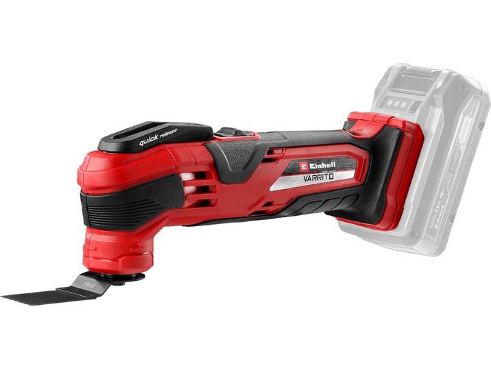 Einhell Accu Multitool VARRITO Li Solo - Power X-Change - 18 V/Li-ion - Elektronische snelheidsregeling - Incl. 6 opzetstukken en 9 vellen schuurpapier - Excl. accu en lader