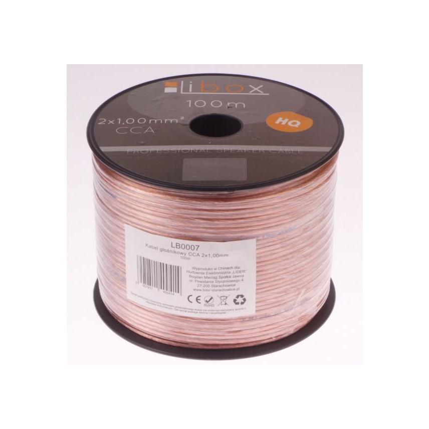 Libox Lautsprecherkabel 2x1,00 (100 m, 1 mm²) (LB0007)