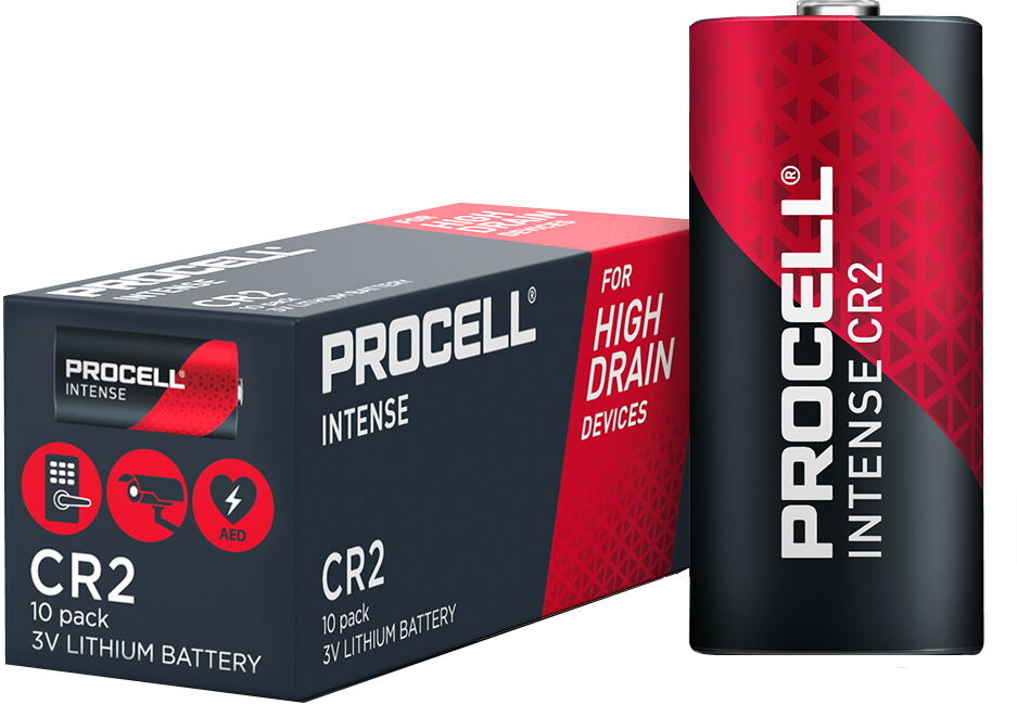 Duracell Procell Intense CR2 High Power Lithium Batteries   10 Pack