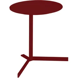 Birdy Beistelltisch rund rubinrot H: 45cm
