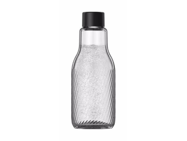 Sodastream Crystal Glaskaraffe 0.95L – Wassersprudler Zubehör – schwarz