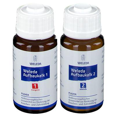 Weleda Aufbaukalk 1+2 2x45 g Pulver