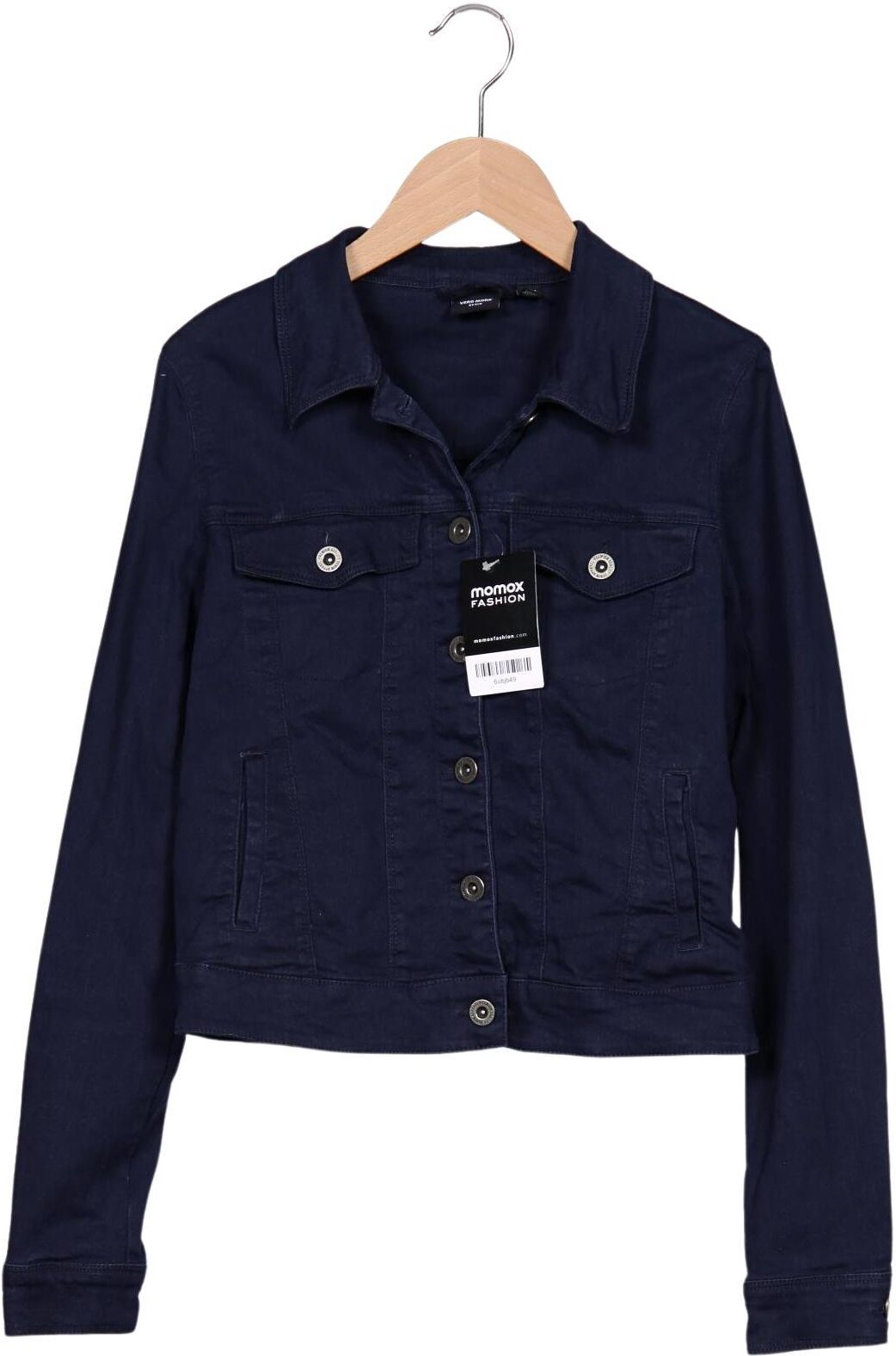 Vero Moda Damen Jacke, Marineblau, Gr. XS, Baumwolle / Elasthan / Viskose - Second Hand