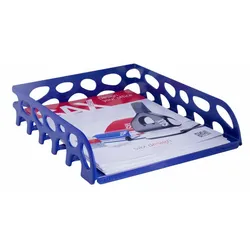sax design Briefablage DIN C4 blau