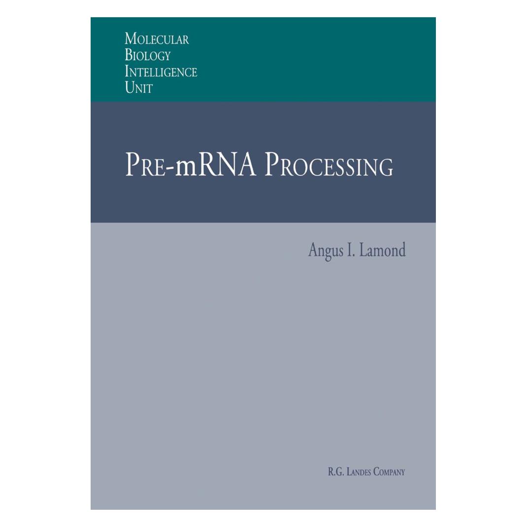 Springer Pre-mRNA Processing (Englisch, Softcover, Angus I. Lamond) (55560405)