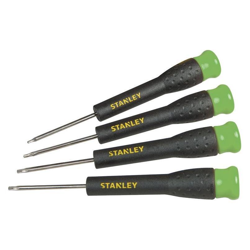 Stanley Juego 4 destornilladores fijos Torx (Pin-torx) (24938389)