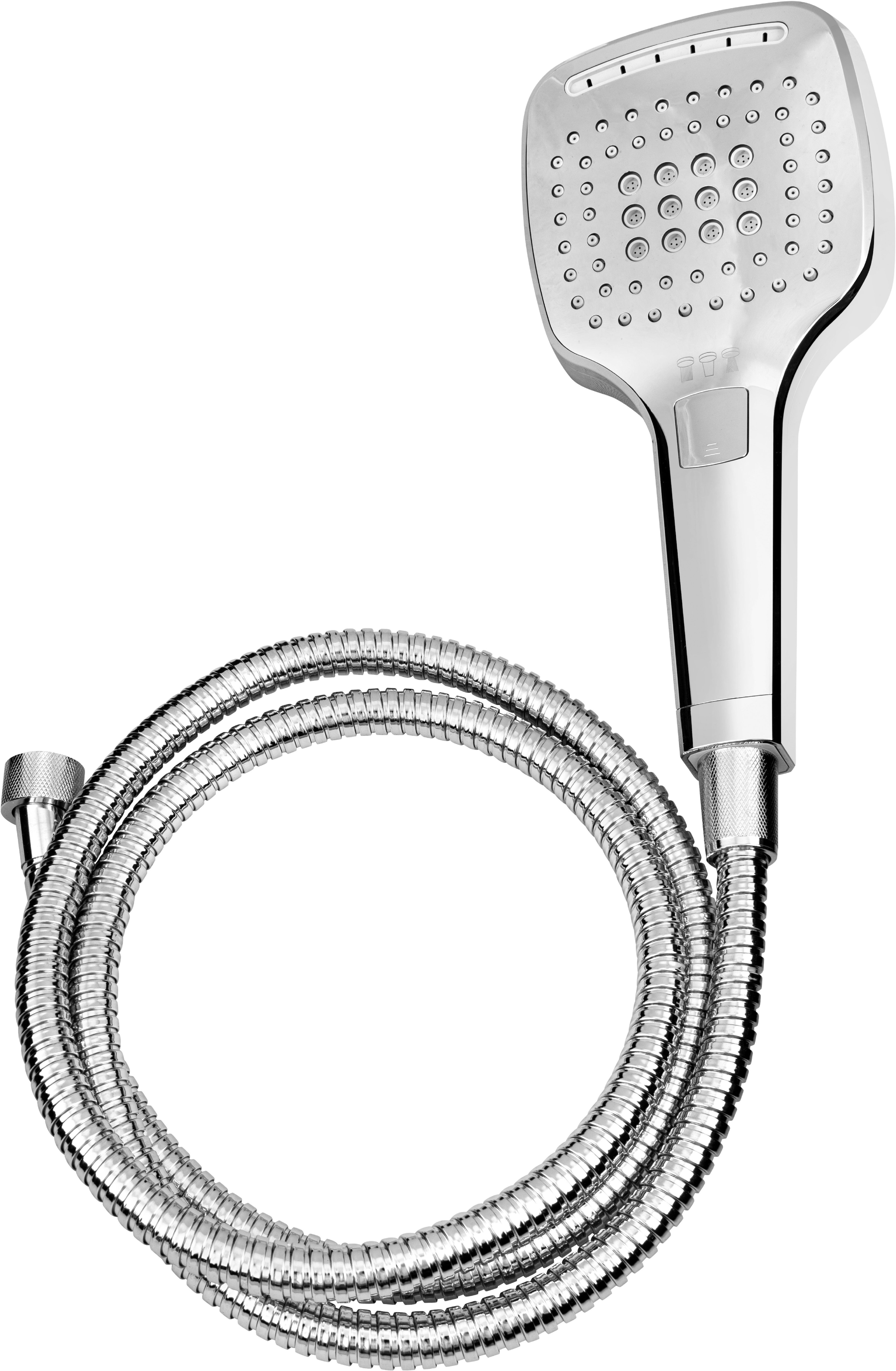 Duschbrause CORNAT "Dida Brauseset chrom", silber, Duschköpfe, Duschbrause