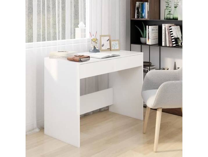 Bureau - SALUTUYA - TJ46405 - Blanc - Aggloméré - 101x50x76 5 cm